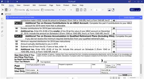 How To Fill In Irs Form 5329