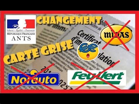 Changement De Carte Grise Tout Savoir Ants Youtube