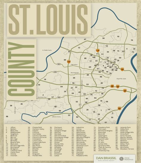 Saint Louis County Map