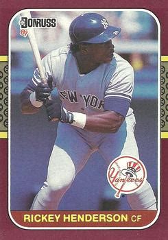 1987 Donruss Opening Day 248 Rickey Henderson Trading Card Database