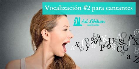 Vocalización 2 para cantantes Ad Libitum Music