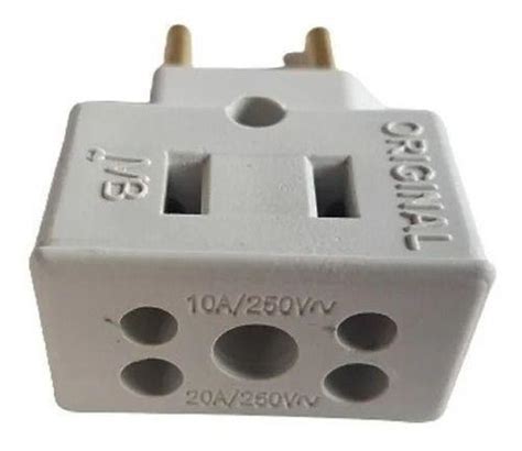 Plug Adaptador De Tomada Bob Esponja 10a 20a 3pinos 2pinos Hz