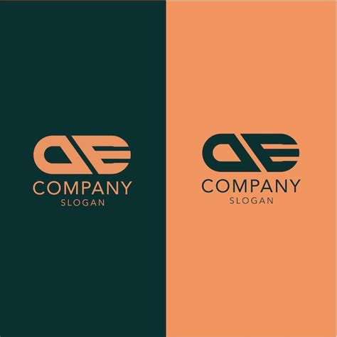 Premium Vector Modern Monogram Initial Letter De Logo Design Template