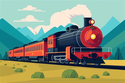 Train Graphic By Design Creativega · Creative Fabrica