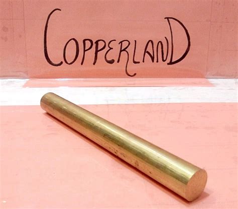 C360 Brass 75 Round Rod Stock 12 Long Lathe Machinist New Solid Bar