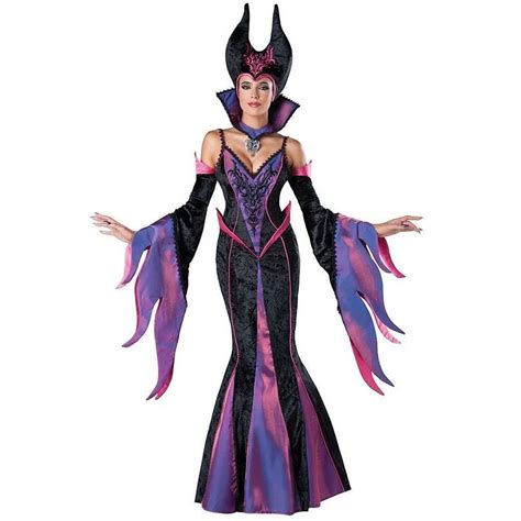 Costume D Halloween Mal Fique Pour Femme Adulte Robe De Sorci Re