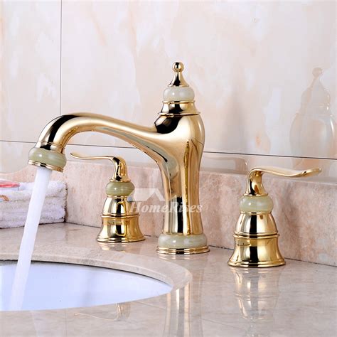 Brass Finish Bathroom Sink Faucets Rispa