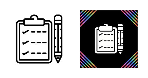 Writing Pad Vector Icon Vector Art At Vecteezy