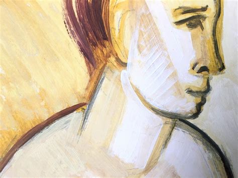 Proantic Marcel Cockx 1930 2007 Yellow Naked Expressionism