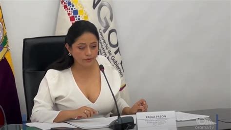 La Prefecta De Pichincha Paola Pabón Rendirá Versión El Próximo 17 De Noviembre Oromartv