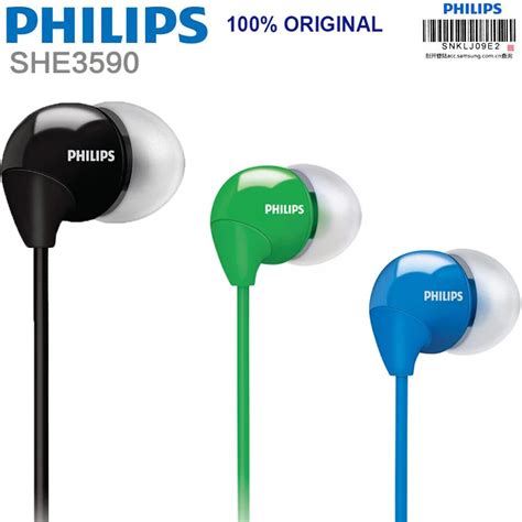 Philips SHE3590 Professional In Ear Earphone With Multi Color Selection