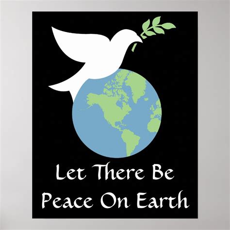 Let There Be Peace On Earth Poster Zazzle