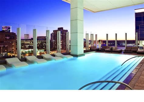 The 21 Best Rooftop Pools In America Atlanta Hotels Atlanta Downtown Rooftop Pool