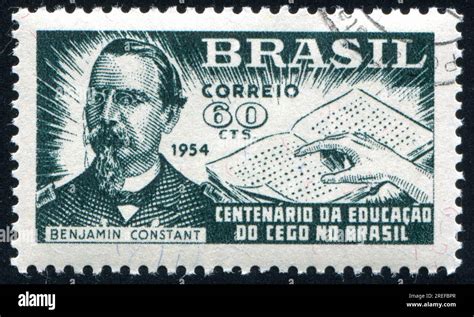 BRAZIL CIRCA 1954 Stamp Printed By Brazil Shows Benjamin Constant