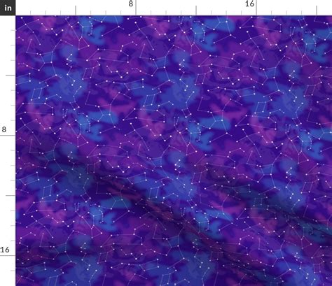 Constellations Fabric Celestial Lights By Jjtrends Etsy