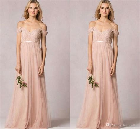 Off Shoulder Pink Bridesmaid Dress Dresses Images