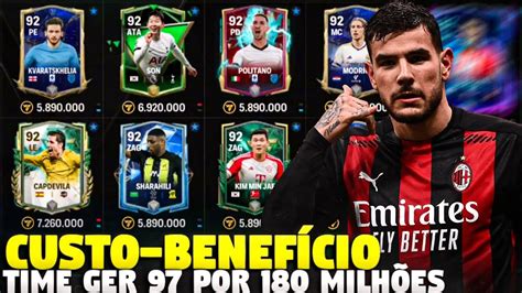 CUSTO BENEFÍCIO MONTEI UM TIME GER 97 POR MENOS DE 180 MILHÕES NO FC