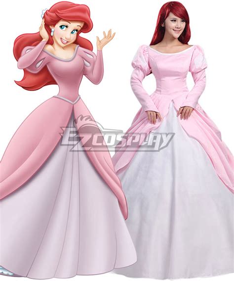 Adult Disney Pink Dress Ariel Costume Ph