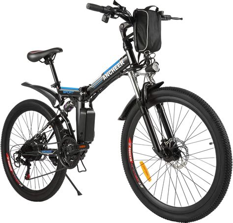 Ancheer Folding Electric Mountain Bike Review 2024 Bike Avenger