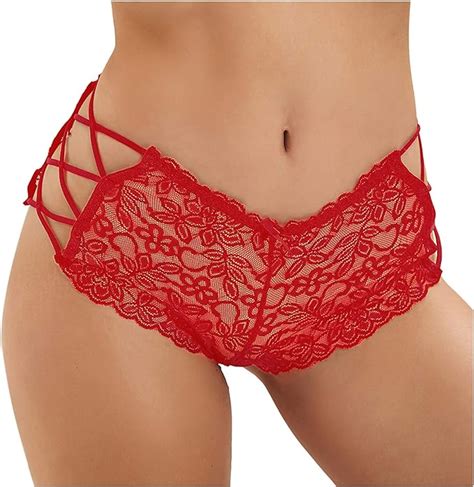 Vectry Damen Unterhosen Sexy Unterwäsche Tanga Höschen Einfarbig Spitze String High Waist Hot