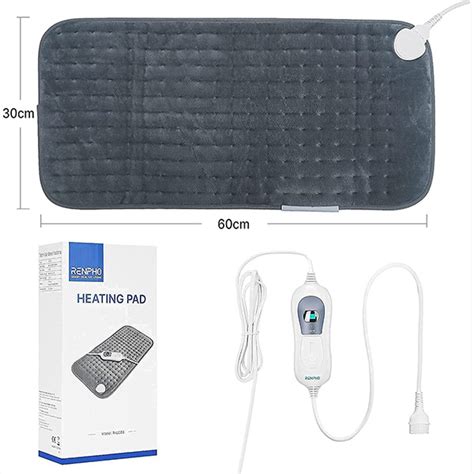 Renpho Large Electric Heating Pad Ultra Soft Back Heat Pad With Heat