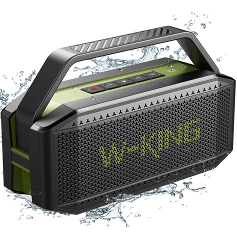 W King 60W MAX POWER Bluetooth Speaker Waterproof Big Outdoor