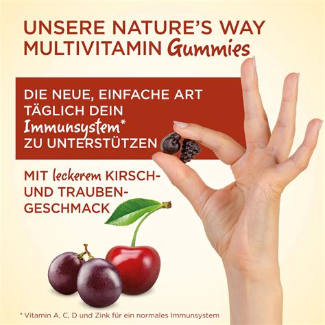 Nature S Way Immun Multivitamin Gummies Mit Vitamin A C D Zink