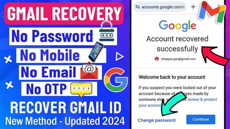 How To Recover Gmail Account Without Phone Number And Recovery Email