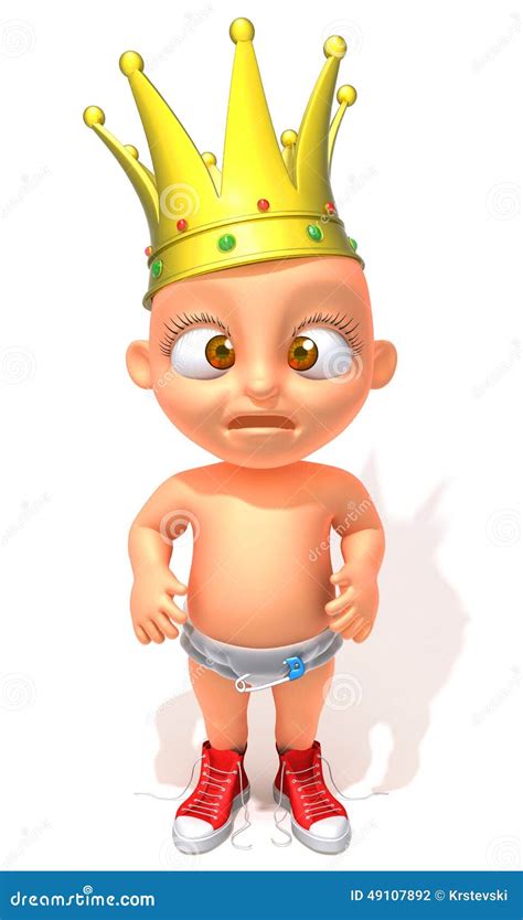 Baby King-illustration Cartoon Vector | CartoonDealer.com #71313193