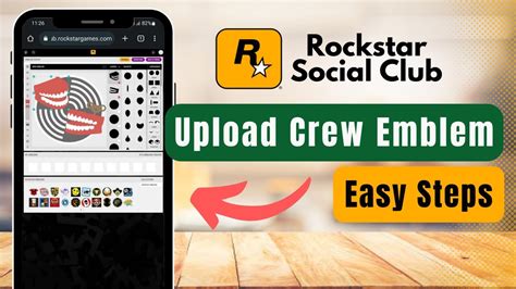 Rockstar Social Club How To Upload Crew Emblem Youtube