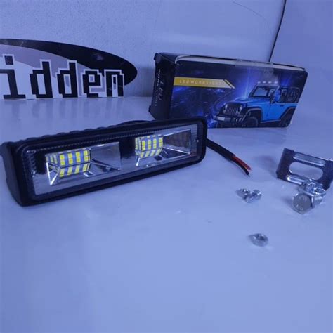 Jual Lampu Tembak Sorot LED Bar Cree 16 Titik Mata CWL 20 Watt Motor