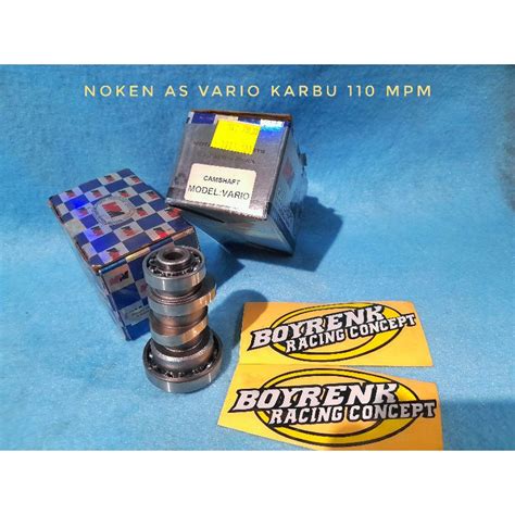 Jual Noken As Cam Shaft Vario Karbu Mpm Boyrenk Racing Concept