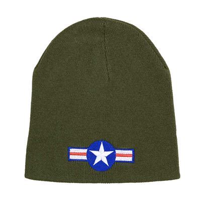 FOSTEX Strickmütze BEANIE WWII AIR FORCE GRÜN Army shop MILITARY RANGE