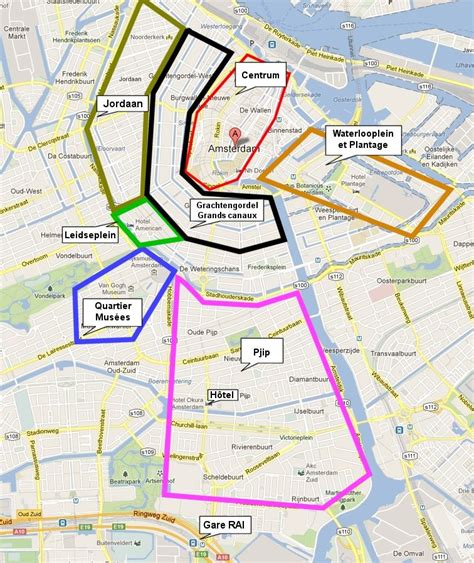 Amsterdam Neighborhoods Map