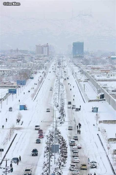 Snow view of Kabul, Afghanistan | Afghanistan landscape, Afghanistan ...