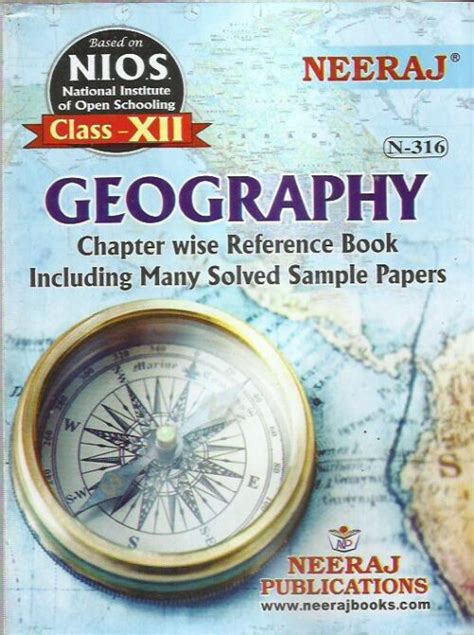 Nios Geography N Class Chapter Wise Ref Book Incl Solved