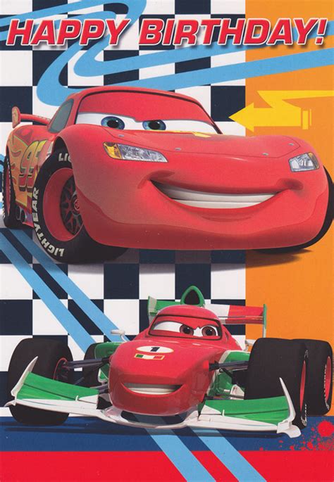 Disney Cars Birthday Card 5x7 Cardspark