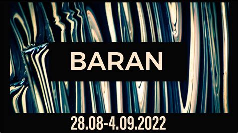 BARAN 29 08 04 09 2022 Tarot Tygodniowy YouTube