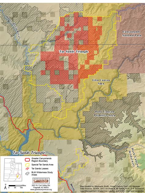 Tar Sands Triangle Map | Grand Canyon Trust