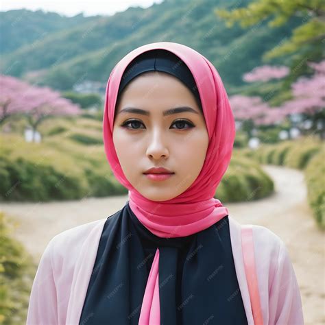 Premium Photo Beautiful Hijab Asian Women Background