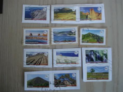 TIMBRES FRANCE TERRE de tourisme 2021 série complète oblitéré sur