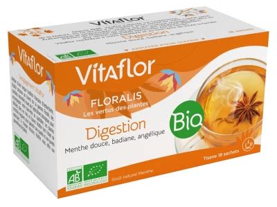 Vitaflor Tisane Sachet Digestion Bio Sachets