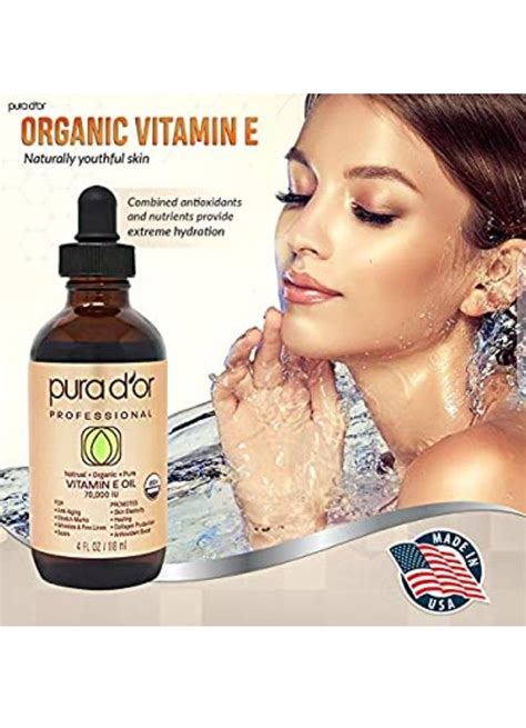 Pura D Or Organic Vitamin E Oil Oz Ml Iu Pure