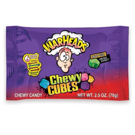 Warheads Sour Chewy Cubes 2 5 Oz Smith’s Food And Drug