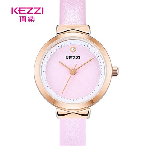 Kezzi Ladies Watch Small Dial Casual Clock Watch Vintage Leather Woman