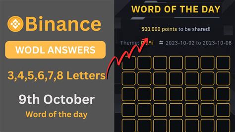 Binance Word Of The Day Today Answers And Launchpad Theme Binance