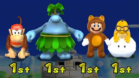 Mario Party 9 Minigame Yoshi Vs Mario Vs Peach Vs Kamek YouTube