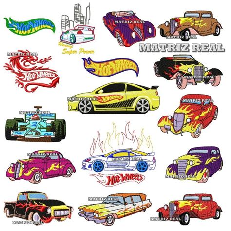 Matriz Bordado Hot Wheels Carro Hotwheels Elo
