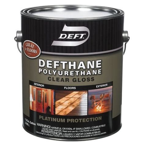 Deft Gloss Clear Oil Based Polyurethane 1 Gal DFT20 01 Zoro