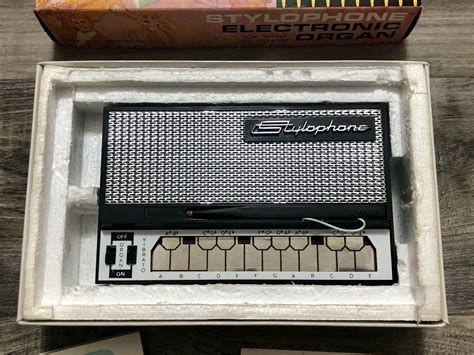 Matrixsynth Vintage Stylophone Electronic Organ Original Box Booklet